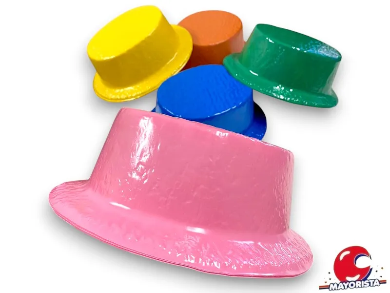 SOMBRERO PLASTICO X 25 RANCHO LISO X 1 (G107) HERRERA