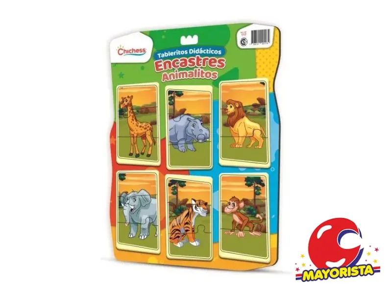 [7798141991174] TABLERITO DIDACTICO - ANIMALITOS (117) CHICHESS