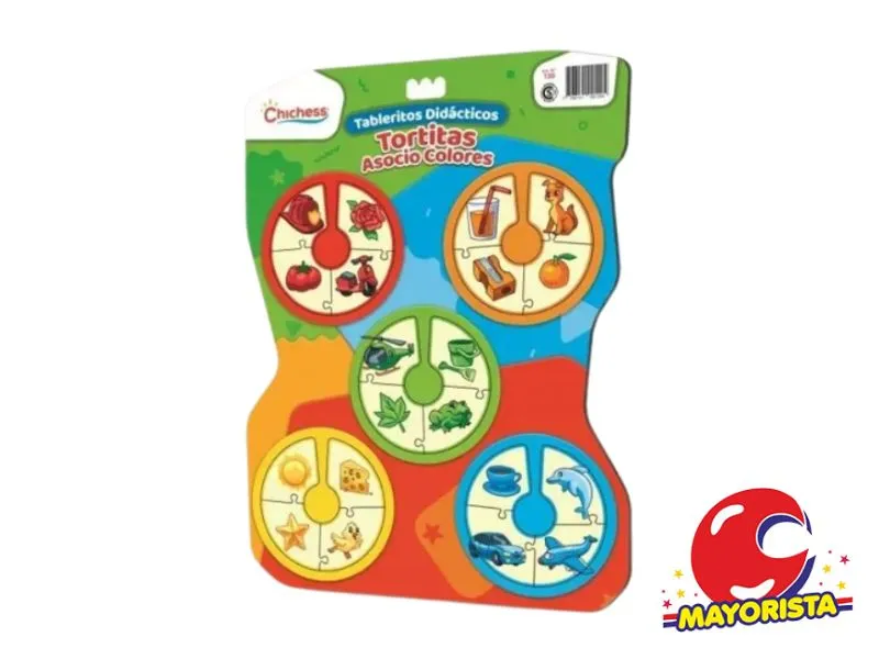 [7798141991204] TABLERITO DIDACTICO - ASOCIO COLORES (120) CHICHESS