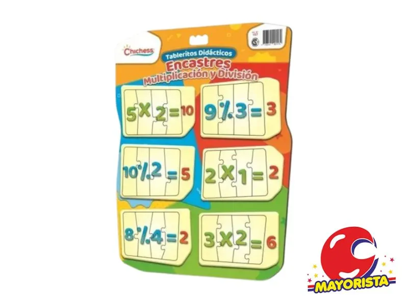 [7798141991570] TABLERITO DIDACTICO - MULTIPLICACION Y DIVISION (157) CHICHESS