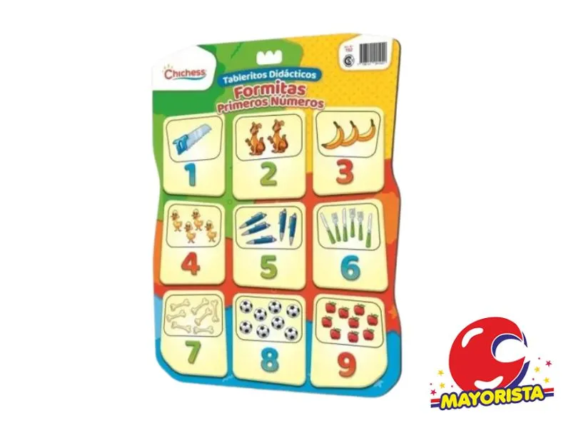 [7798141991020] TABLERITO DIDACTICO - PRIMERO NUMEROS (102) CHICHESS