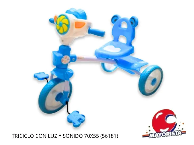 [7453077247329] TRICICLO CON LUZ Y SONIDO 70X55 (56181) KADA