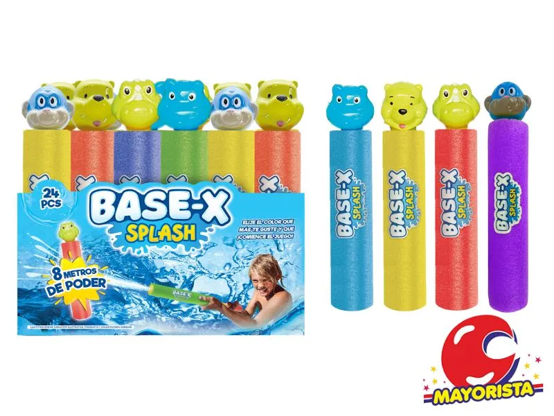 TUBO LANZA AGUA CABEZA ANIMALES 27 CM (8296) KADA