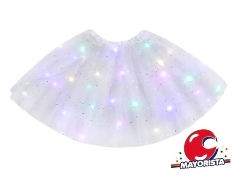 TUTU CON LUZ BLANCO (YJ0730) YJ IMPORT