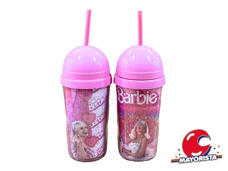 VASO TERMICO 330 CC BARBIE TAPA ESFERICA (10020/10014) STILO