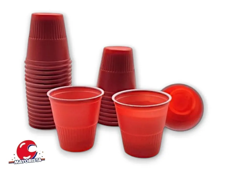 VASOS 70 CC X 50 SHOT ROJOS - PSA