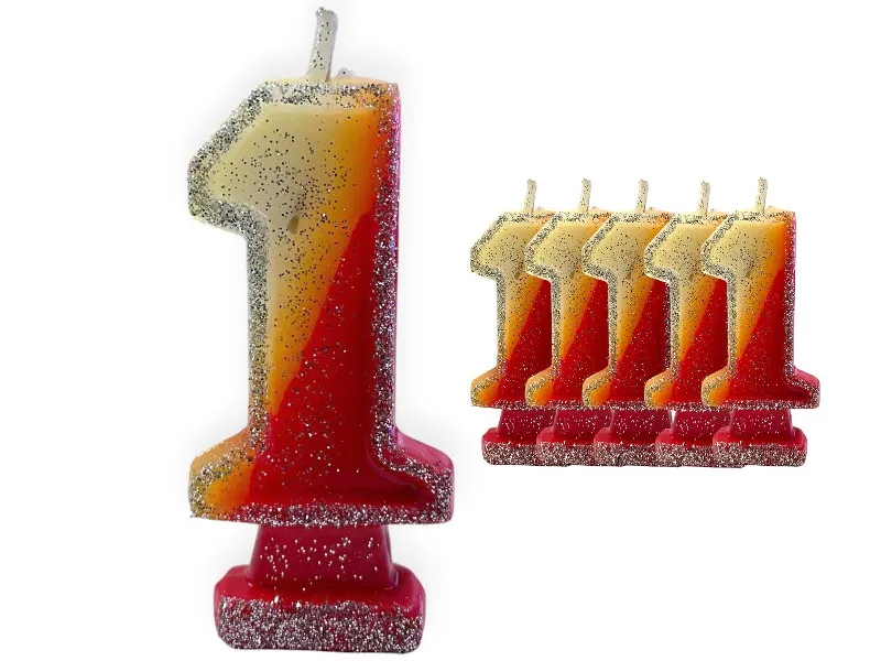 [1949] VELA NUMEROTE 1 RIVER C/GIBRE X 1 (X10) - VELAS MULTICOLOR