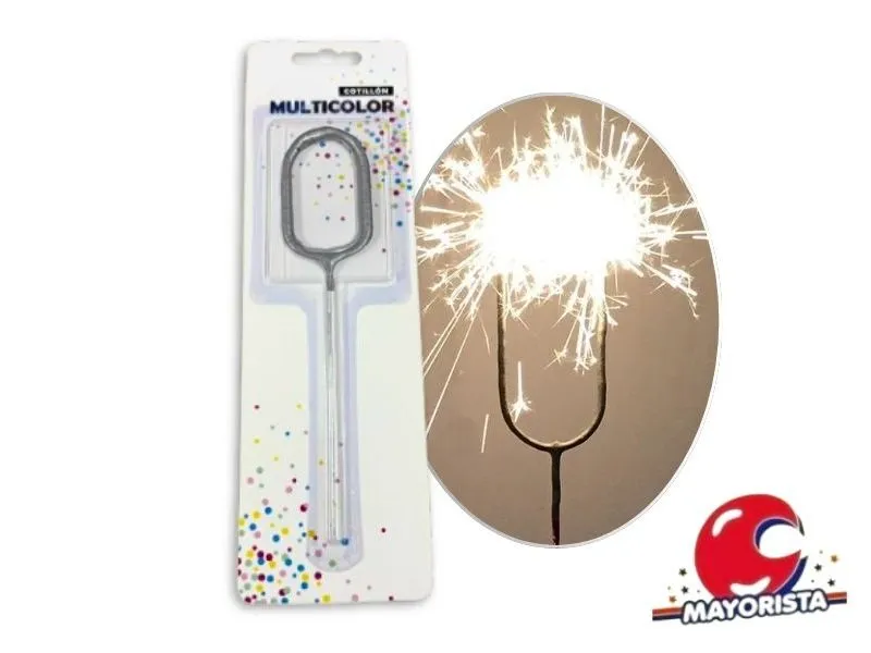 VELA SPARKLE N 0 PLATA OSCURO (13670) CADENACI