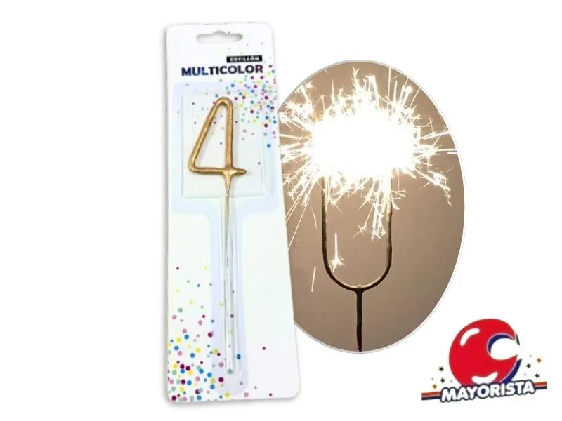 VELA SPARKLE N 4 DORADA (13674DR) CADENACI