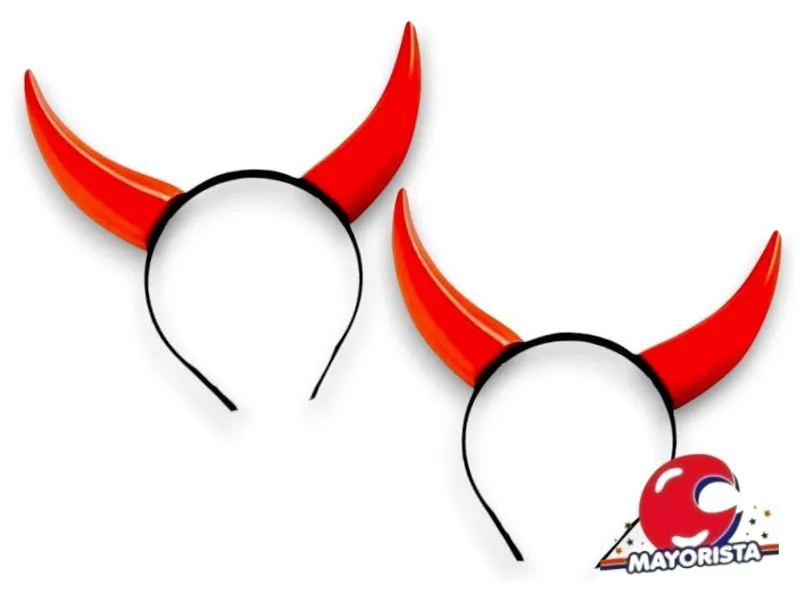 [2903] VINCHA PLASTICA DIABLITO/A (5056) TRIGGER PACK