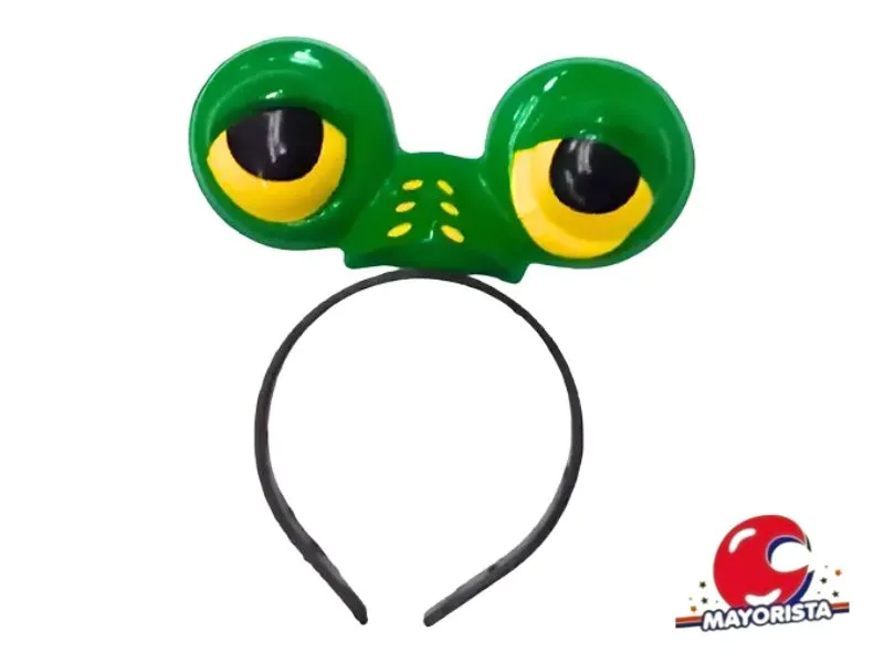 [371876050184] VINCHA PLASTICA OJOS SAPITO (5018) TRIGGER PACK