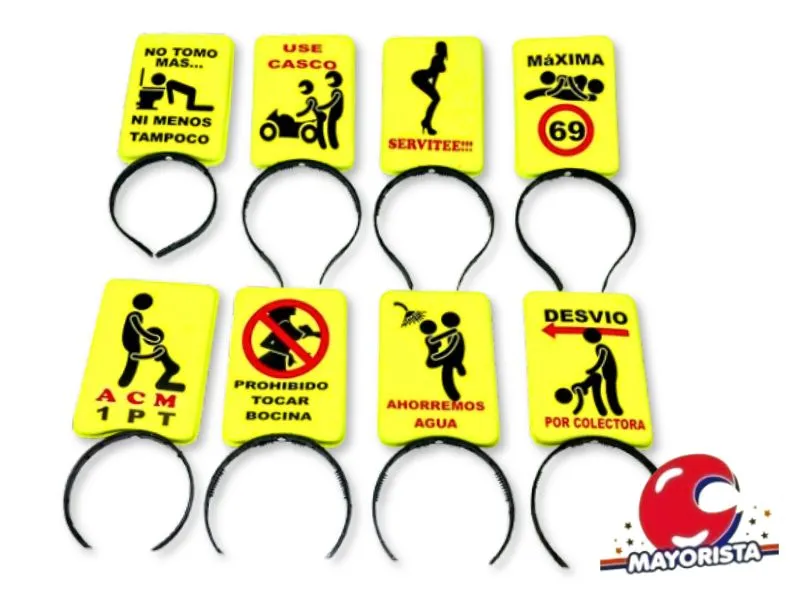 [371876050382] VINCHA PLASTICA PICTOGRAMA (5038) TRIGGER PACK