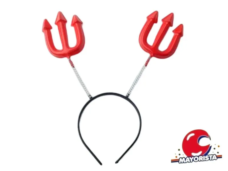 VINCHA RESORTE PLASTICA TRIDENTE (5518) TRIGGER PACK