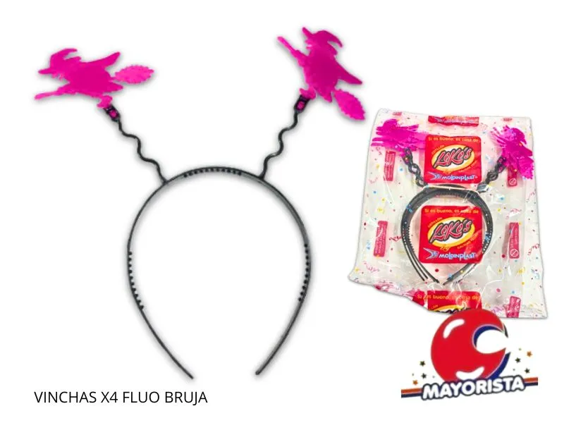 [6232] VINCHAS X4 FLUO BRUJA LOKOS - MOLDIN PLAST