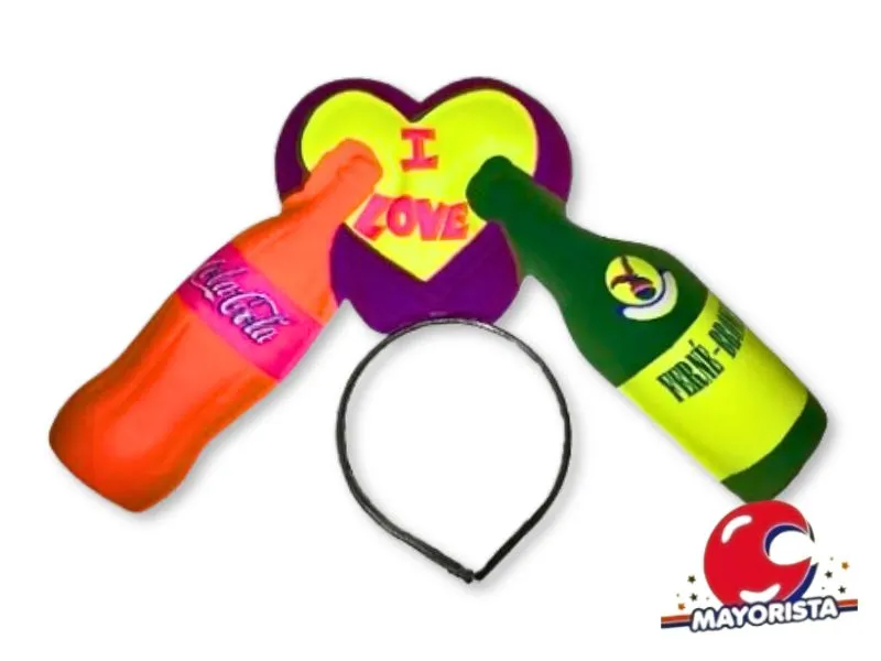 VINCHA PLASTICA FERNET Y COCA (5001) TRIGGER PACK
