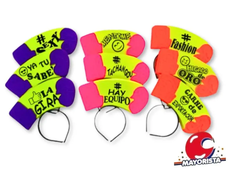 [371876050344] VINCHA PLASTICA RED SOCIAL (5034) TRIGGER PACK
