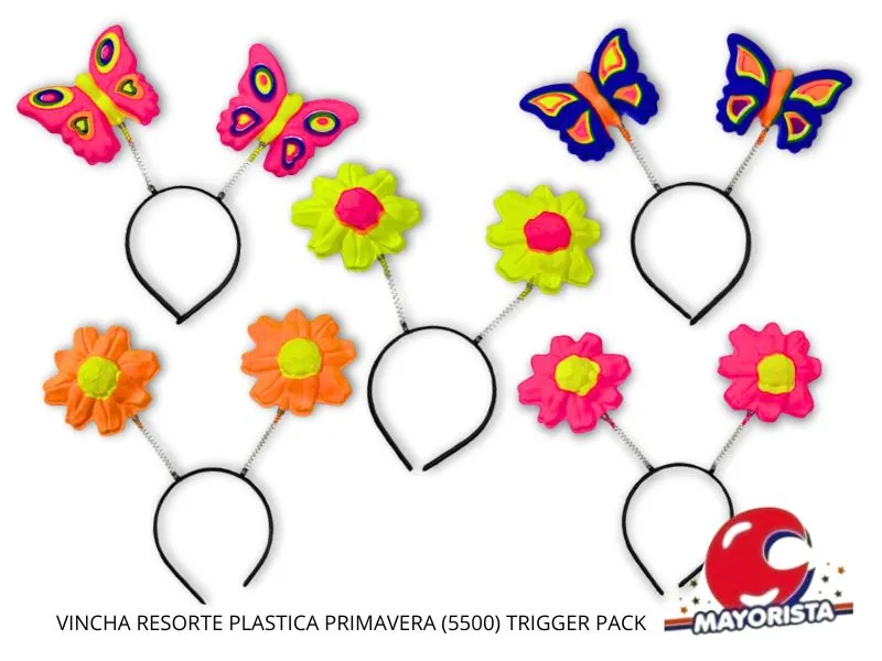 [371876055004] VINCHA RESORTE PLASTICA PRIMAVERA (5500) TRIGGER PACK