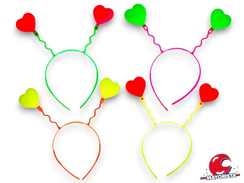 [1322] VINCHAS X4 FLUO CORAZON LOKOS - MOLDIN PLAST