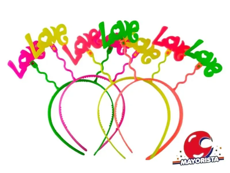 [1287] VINCHAS X4 FLUO LOVE LOKOS - MOLDIN PLAST