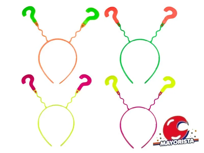 [1754] VINCHAS X4 FLUO SIGNO DE PREGUNTA LOKOS - MOLDIN PLAST