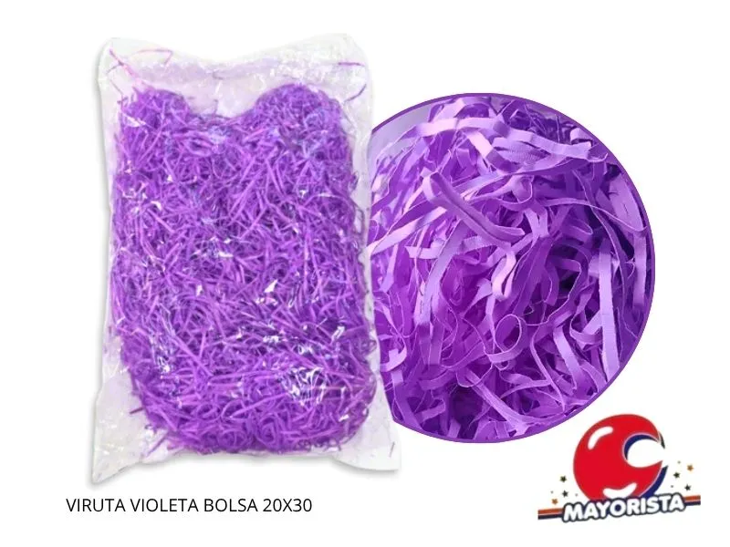 [1234] VIRUTA VIOLETA BOLSA 20X30 - LCOST