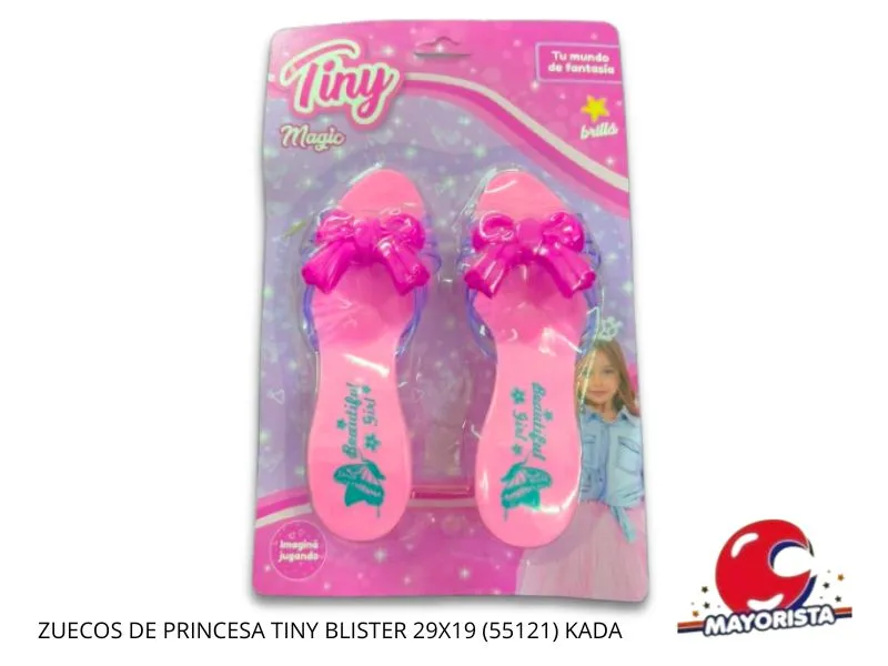 [7450077073880] ZUECOS DE PRINCESA TINY BLISTER 29X19 (55121) KADA