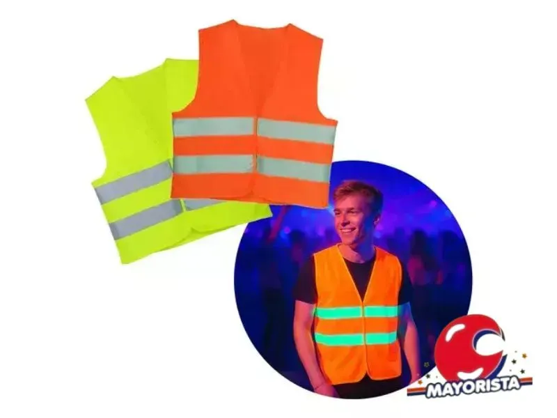 CHALECO REFLECTIVO FLUO (YJ0759) YJ IMPORT