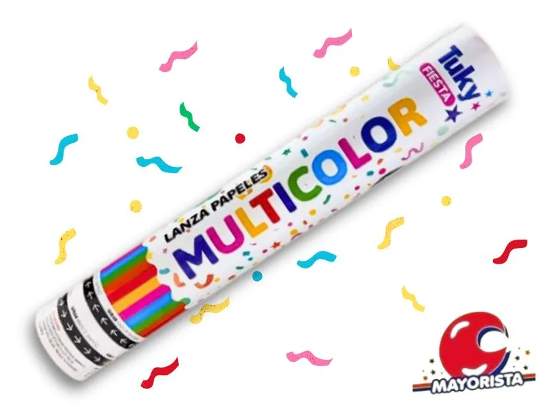 [7790391923073] MORTERO 30 CM LANZA PAPELES MULTICOLOR - TUKY