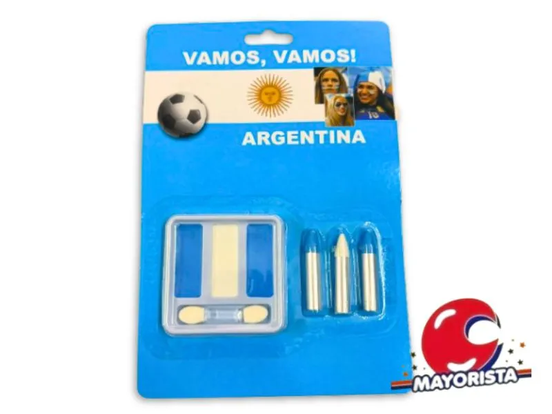 [6984582409212] MAQUILLAJE ARGENTINA 5 PCS BLISTER (IY-0921) LCOST