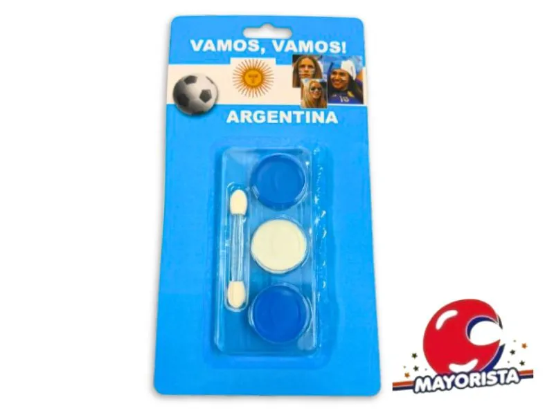 [6984582409205] MAQUILLAJE ARGENTINA X 3 CON APLICADOR (IY-0920) LCOST
