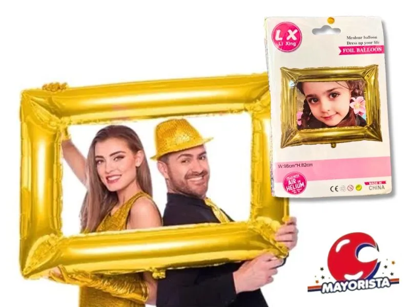 GLOBO MYLAR SELFIE DORADO 98X82 (101048) CHG