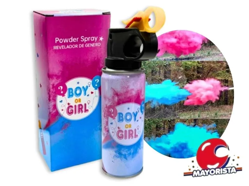 SPRAY REVELACION DE SEXO CELESTE/ROSA - CHG
