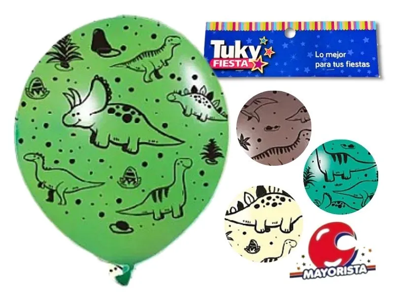 GLOBO PINATA SUPER DINOSAURIOS - TUKY