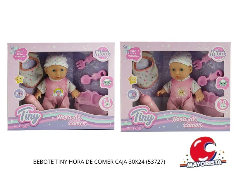 BEBOTE TINY HORA DE COMER CAJA 30X24 (53727) KADA