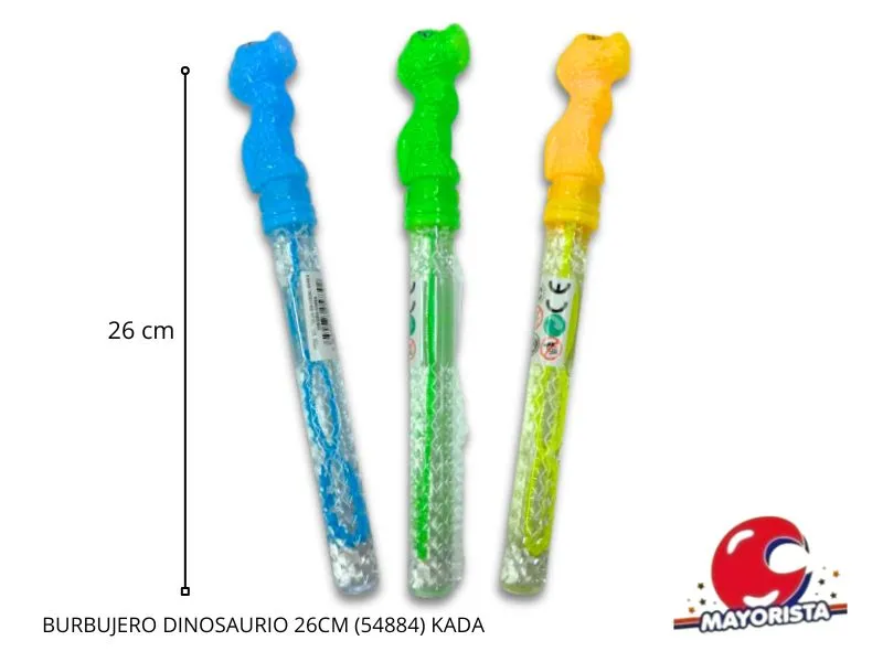 BURBUJERO DINOSAURIO 26CM (54884) KADA