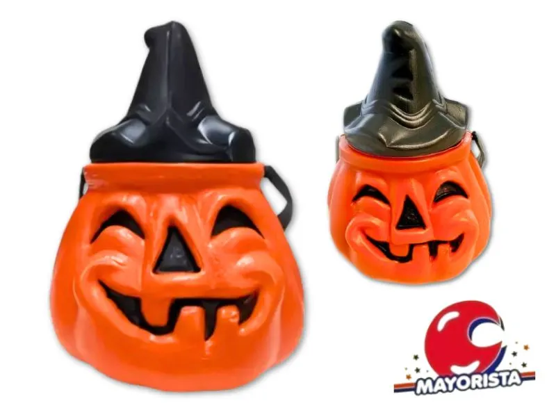 CALABAZA CARAMELERA 20X50 NARANJA HALLOWEEN (997) MIC Y MAC