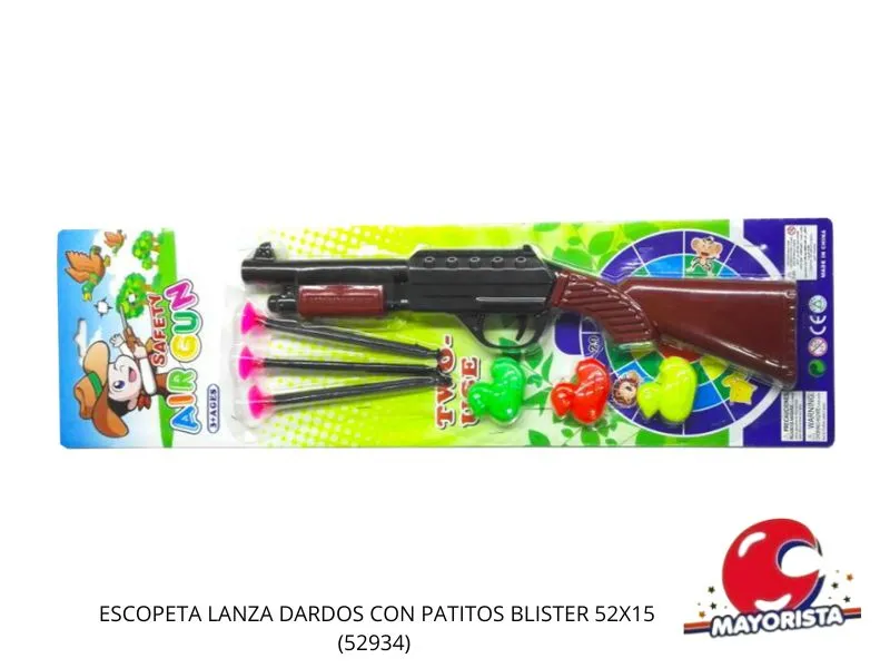 ESCOPETA LANZA DARDOS CON PATITOS BLISTER 52X15 (52934) KADA