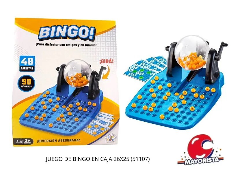 JUEGO DE BINGO EN CAJA 26X25 (51107) KADA