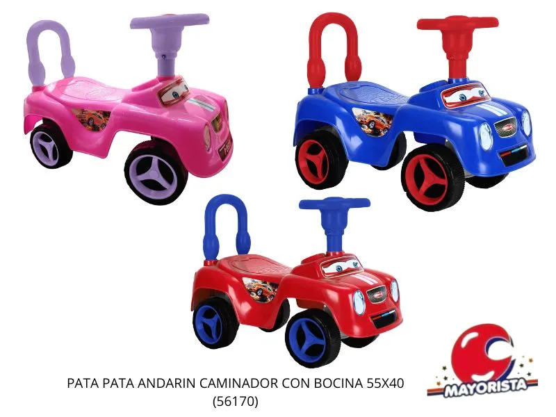 PATA PATA ANDARIN CAMINADOR CON BOCINA 55X40 (56170) KADA