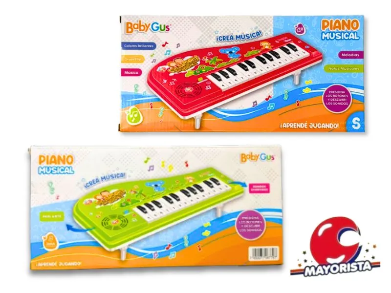 PIANO MUSICAL BABYGUS CAJA 33X16 (52625) KADA
