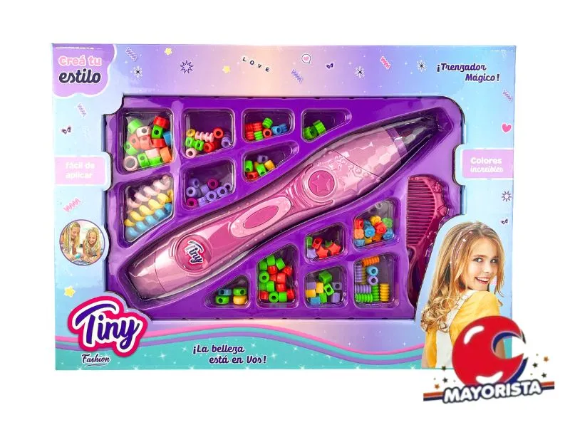 SET DE BIJOUTERIE C/TRENZADOR TINY CAJA 35X25 (56777) KADA