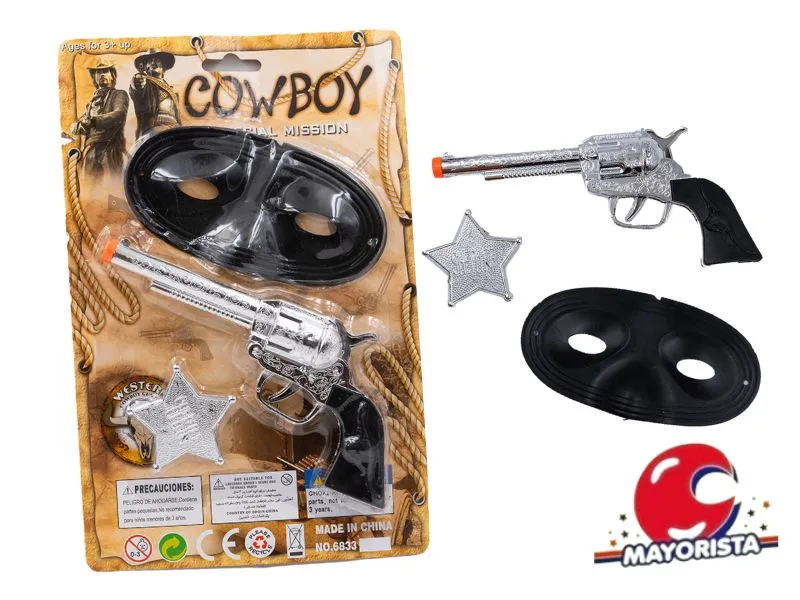 [7453077213003] SET DE COWBOY 3 PCS BLISTER 29X18 (52662) KADA
