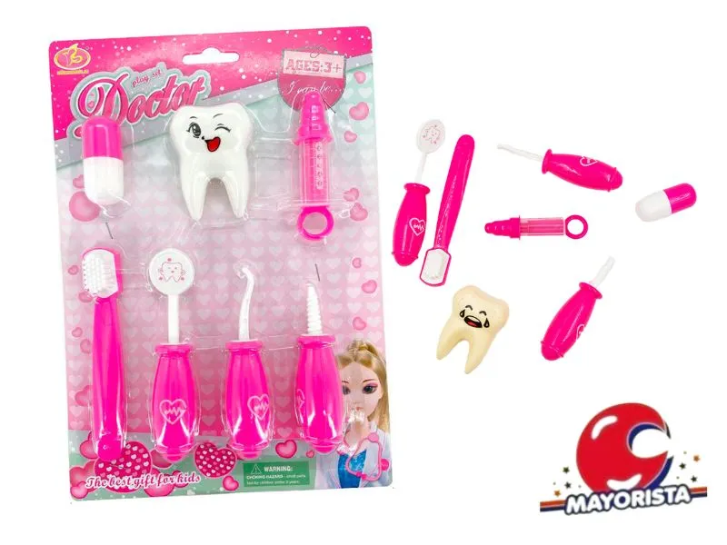 SET DE DENTISTA 7 PCS BLISTER 31X21 (53829) KADA