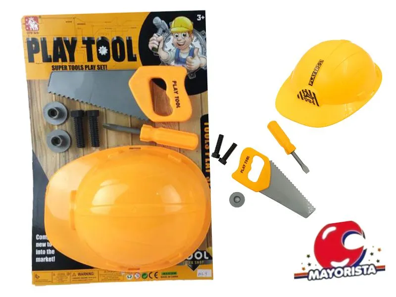 SET DE HERRAMIENTAS CON CASCO BLISTER 37X26 (50745) KADA