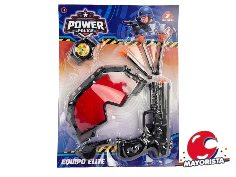 SET DE POLICIA 7 PCS BLISTER 28X21 (50756) KADA