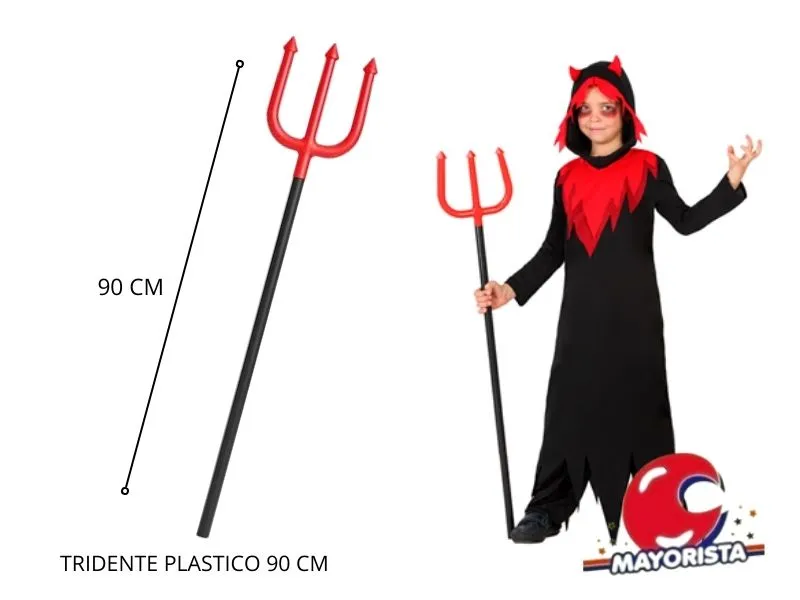 TRIDENTE PLASTICO 90 CM HALLOWEEN - ADRIANA