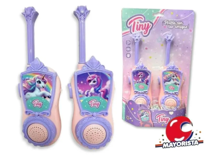 [7450077051048] WALKIE TALKIE X 2 UNICORNIO TINY BLISTER 32X19 (55661) KADA