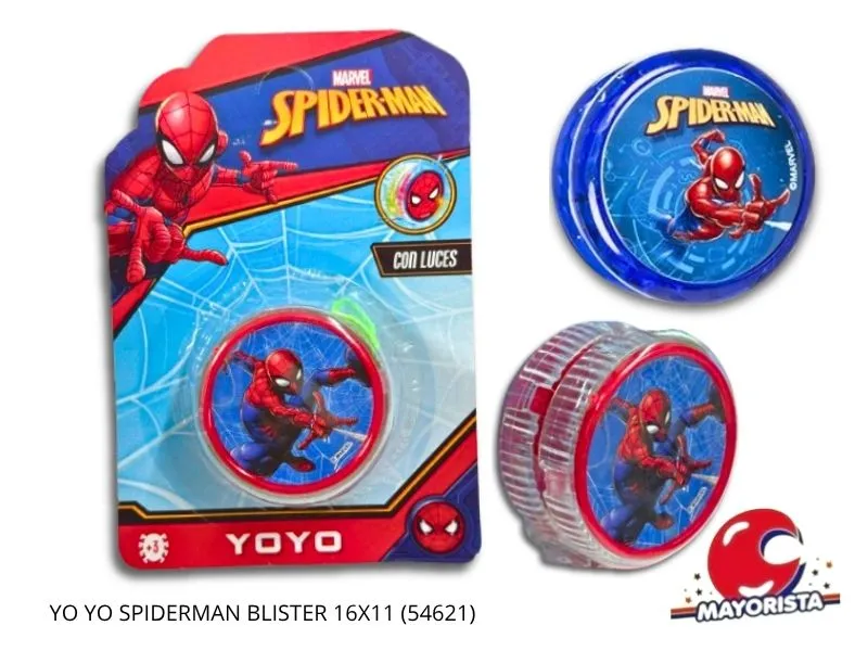[7450077097886] YO YO SPIDERMAN BLISTER 16X11 (54621) KADA