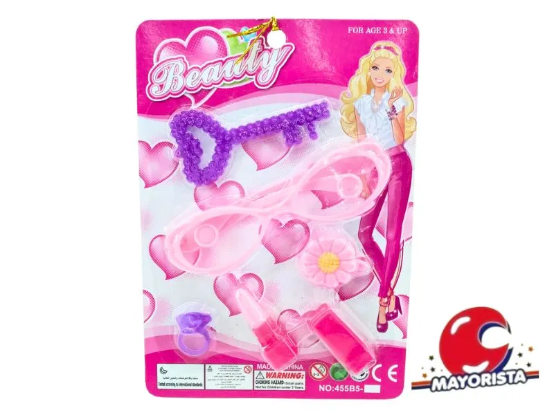 [7450077066677] SET DE BELLEZA 6 PCS BLISTER 21,5X15 (50571) KADA