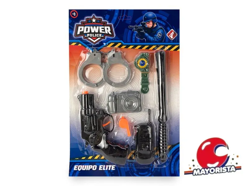 SET DE POLICIA 7 PCS BLISTER 43X29 (52456) KADA
